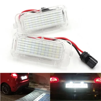 

2PCS Car LED License Plate Light For Ford Focus 5D Fiesta Mondeo MK4 C-Max MK2 S-Max Kuga Number Plate Lights Accessories Lamp