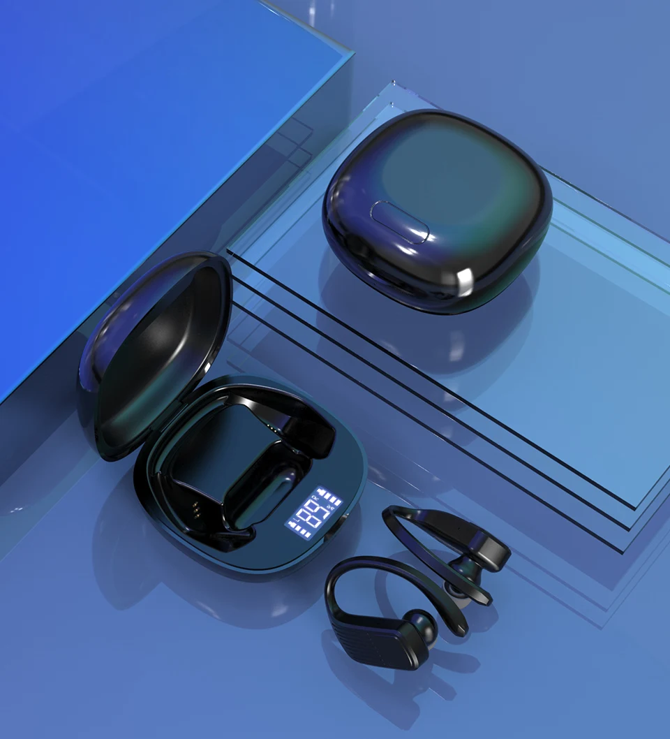 TWS 5 0 bluetooth настоящая беспроводная гарнитура крючок для гарнитуры спортивная