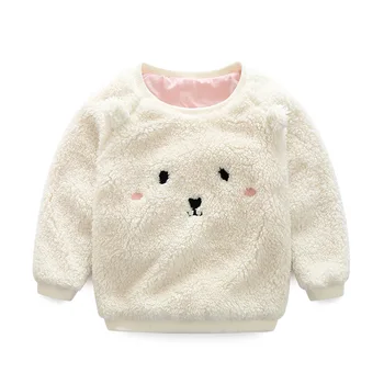

2020 Autumn And Winter New Style Infants Coat Berber Fleece Cute Fashion Child Sweater Hot Selling Princess Hoodie Tops