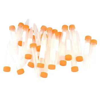 

15ml 0.5oz Graduated Threaded Mouth Conical Centrifuge Tubes 100 Pcs
