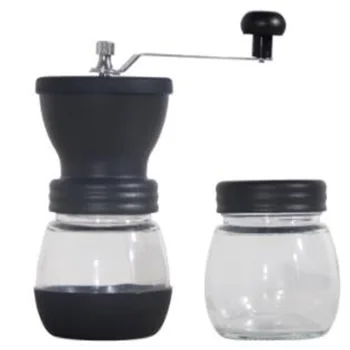 

Washable coffee bean grinder mini grinder glass manual grinder hand grinder grinder ceramic grinding core