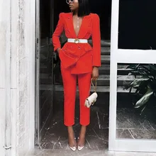 

Fashion Single Button Office Blazer Woman Solid Colors Commute Business Suits 2021 Spring Autumn Formal Suits for Women Blazers