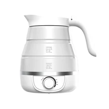 Безопасный складной сосуд силиконовый электрический чайник для путешествий Домашний Мини автоматический чайник-термос может быть оснащен штекером преобразования