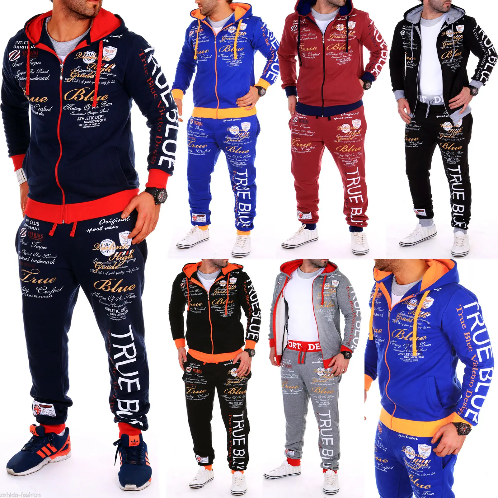 ZOGAA Men Sporting Suit Track Sets Hoodies+Pant Sweatsuit 2 Piece Clothing Set Sport Wear Hoodies Men Tracksuit Set Male ZOGAA Men Sporting Suit Track Sets Hoodies+Pant Sweatsuit 2 Piece Clothing Set Sport Wear Hoodies Men Tracksuit Set Male