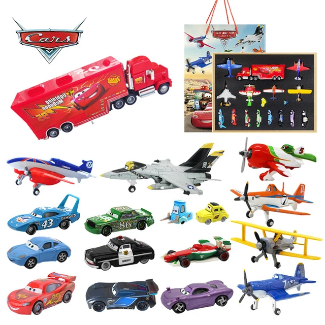 Novo disney pixar carros 3 carro 2 relâmpago mcqueen avião carro de corrida  caminhão de bombeiros captador diecast metal modelo de brinquedo crianças  menino presente - AliExpress