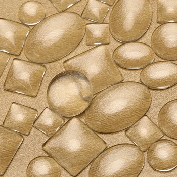 

50pcs Cabochon 20mm 25mm Round Oval Square Transparent Clear Glass Cabochon Glass Cabochon for DIY Fashion Jewelry Wholesale