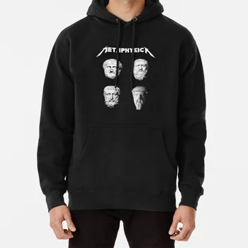 

Metaphysica - Fun Metal Philosophy Hoodie Metal Metaphysical Socrates Aristotle Pythagoras Exitentialism Exitentialist
