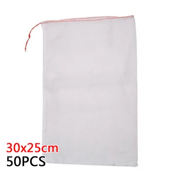 

50 Pieces Nylon Mesh Net Bag Vegetable Fruits Protections Fruit Insect-Proof Agriculture Plant Covers