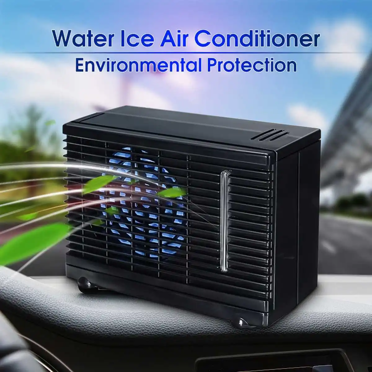 Portable 12V 35W Autos Cooler Cooling Fan Water Ice Evaporative Air Conditioner 