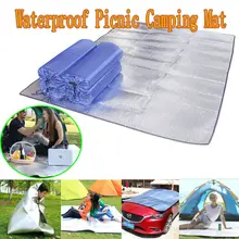 Новая мода Экстра большой пляжный коврик ковер для пикника одеяло влаги Водонепроницаемый Кемпинг путешествия гель-пакет