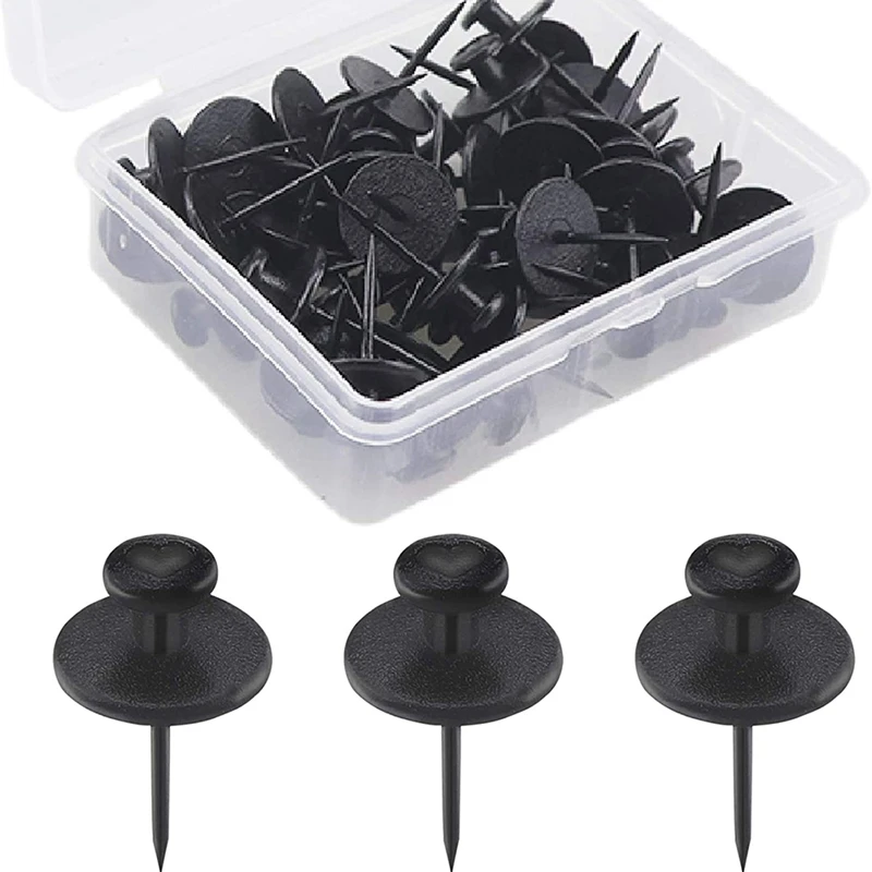 PPYY 50 Pack Small Nails for Picture Hanging Double Headed Picture