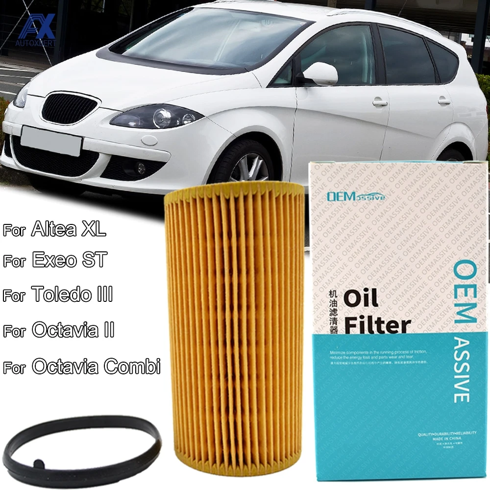 Масляный фильтр 06D115562 для Seat Altea 5P1 Exeo 3R2 Leon 1P1 Toledo 5P2 Skoda Octavia II Combi 1Z5 2.0L 1984cc защита