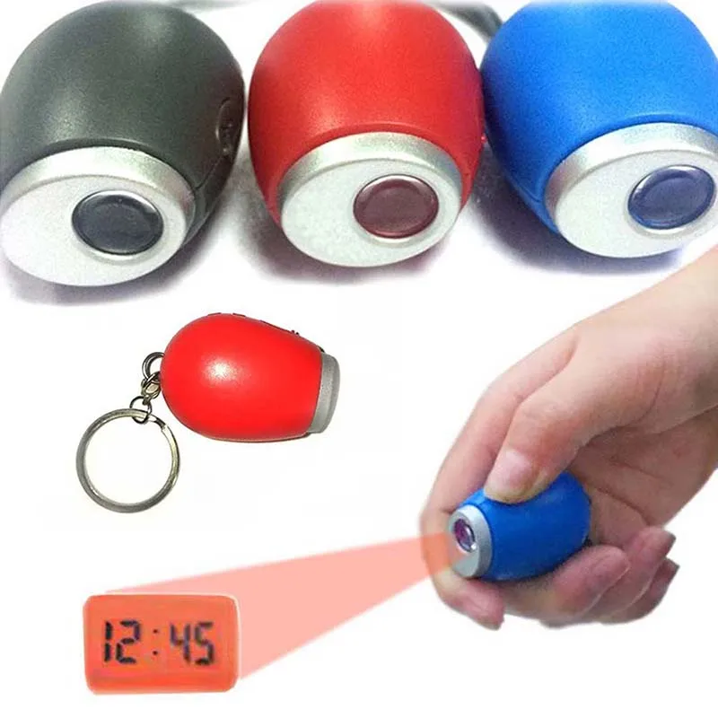 Portable Digital Projection LED Clock Creative Mini Time Projector