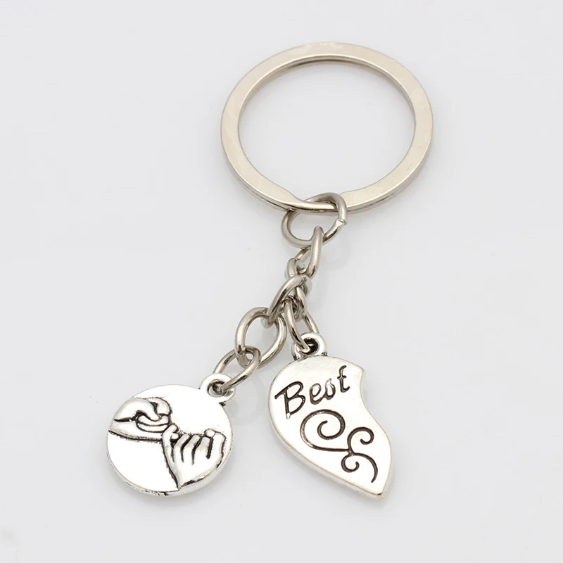 Personality-Best-Friends-Keychain-For-Lovers-Friends-Key-Chain-Pinky-Promise-Pendant-Car-Key-Ring-Holder (3)