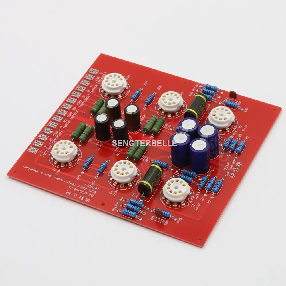 

Assembled EL84 Parallel Single-Ended Class A Tube Amplifier Board ( No Tubes ) With PSU Board