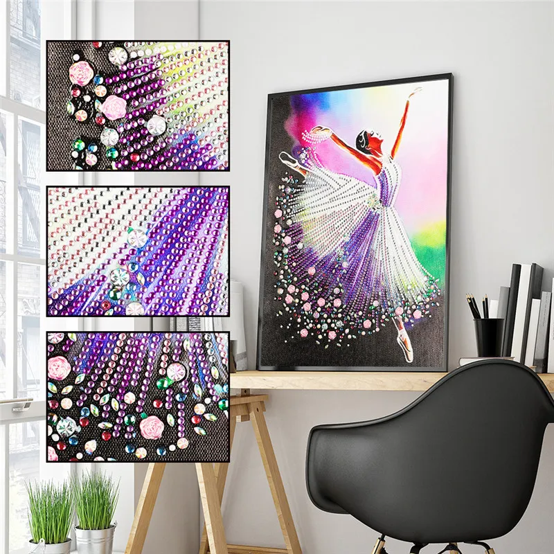Алмазная картина 5D сделай сам с бабочками|Алмазная мозаика| |