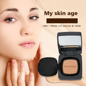 

SUIKONE 15G Portable Size Air Cushion BB Cream A-113 Long Lasting Natural Moisturizing Strong Whitening Face Makeup Concealer