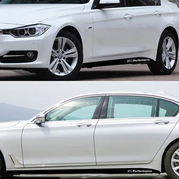 

For F20 F21 F30 F31 E90 E92 E93 E60 E61 F32 F33 F34 F15 F10 F11 G30 M Performance Side Skirt Sill Stripe Body Decals Sticker