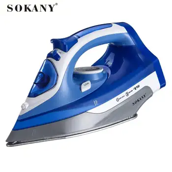

SOKANY 8878C Cordless Electric Steam Iron 2400W Electric Irons garment Steam Generator road irons Non-stick Soleplate Adjustable