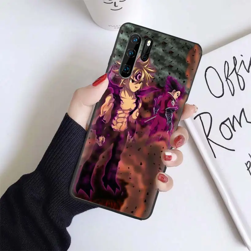 Nanatsu no Taizai черный чехол для huawei mate 30 20 10 P30 P20 P10 Pro Lite P Smart Z мягкий чехол для телефона