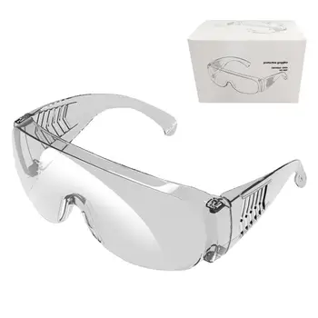 

Kids Clear Vented Safety Goggles Eye Protection Protective Lab Anti-dust Anti Fog Glasses Chirdren
