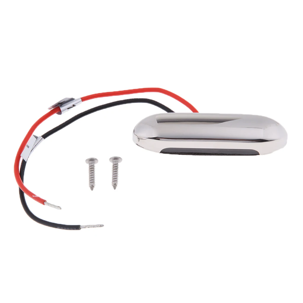 LED Stair Step Deck Lights Stainless Steel Outdoor Garden Wall Recessed Lamp