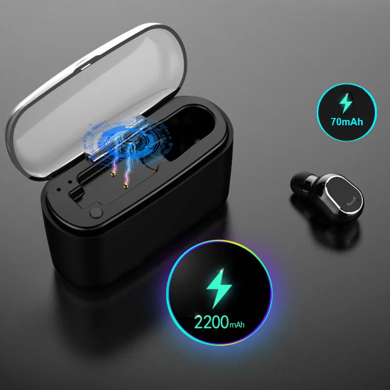 

M8 Wireless Headphones Bluetooth 5.0 MINI TWS Bluetooth Headset with Charging Box Support IOS/Android HD Call Wireless Earbuds