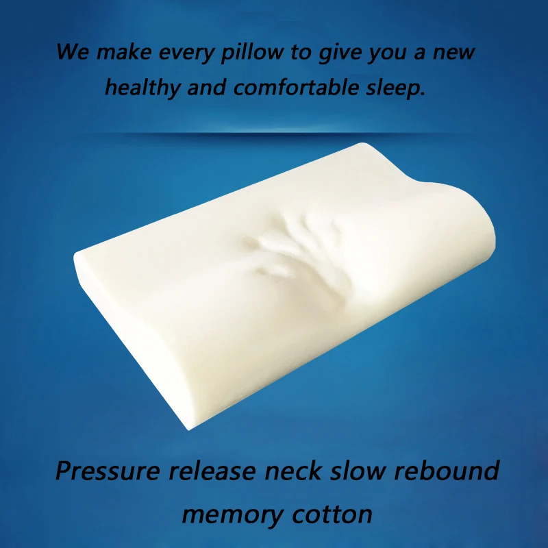 50x30x10xcm Подушка для сна для кровати подголовник подушка Пена с эффектом памяти, эргономичная Ортопедическая подушка для шеи