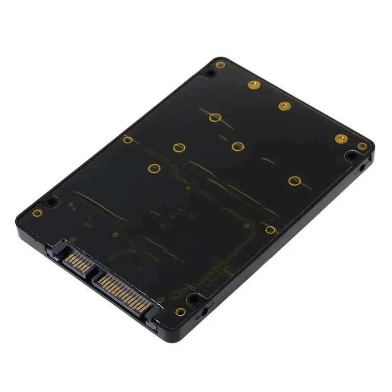 2 In 1 M.2 B+M Key Mini PCI-E or mSATA SSD to SATA III Adapter Card for Full Msata SSD/ 2230/2242/2260/22x80 M2