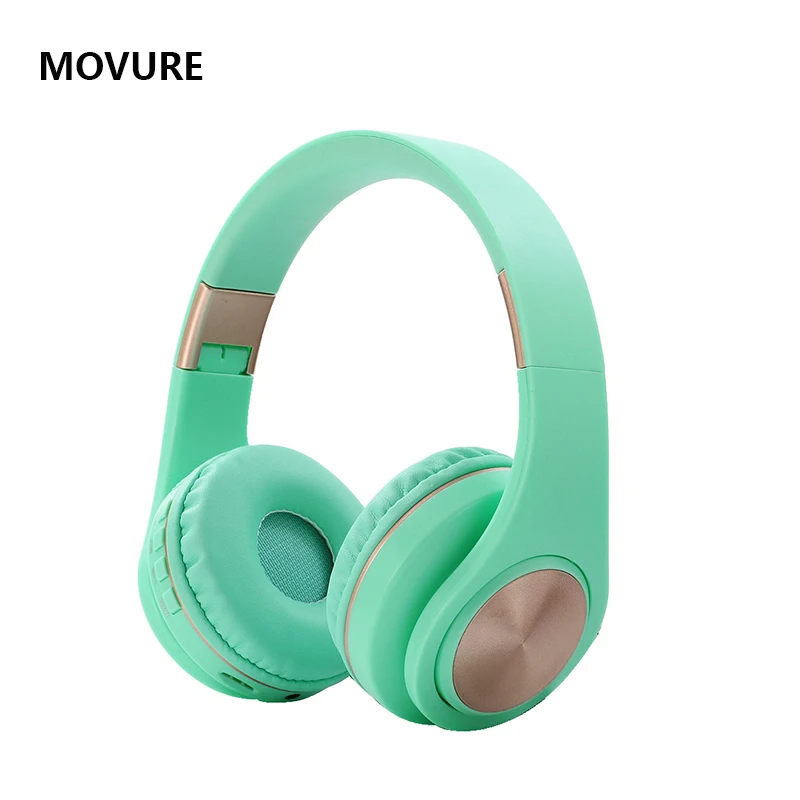 

Wireless Bluetooth Headset Headband Candy Color Couple Stereo Folding Cartoons Mobile Phones Portable Earrings
