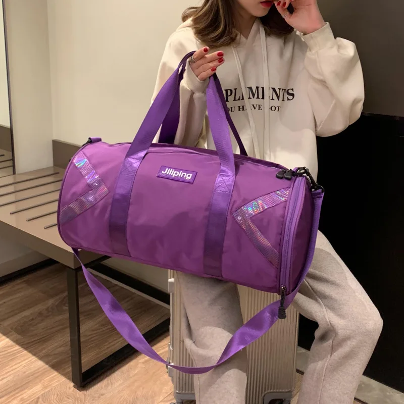 

Women's hand luggage large capacity travel bags men's waterproof exercise fitness bags dry and wet separation independent shoe