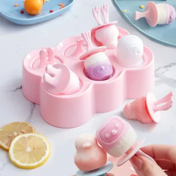 

Creative Silicone Popsicle Mold Cute Cartoon Animal Shape Ice lolly Moulds DIY Popsicle molds BPA Free Ice Cream Tools