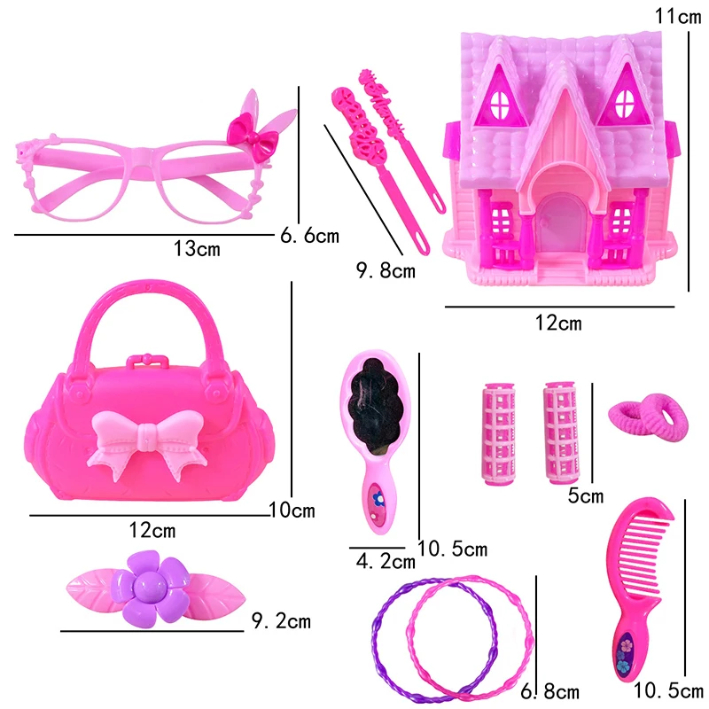 Children Pretend Makeup Games Toys Hair Dryer Comb Girls Play House Simulated kitchen toys Simulation Drama Props Girl Gift