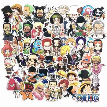 

60Pcs/lot One Piece Stickers For Snowboard Laptop Luggage Car Fridge DIY Styling Vinyl Home Decor Pegatina