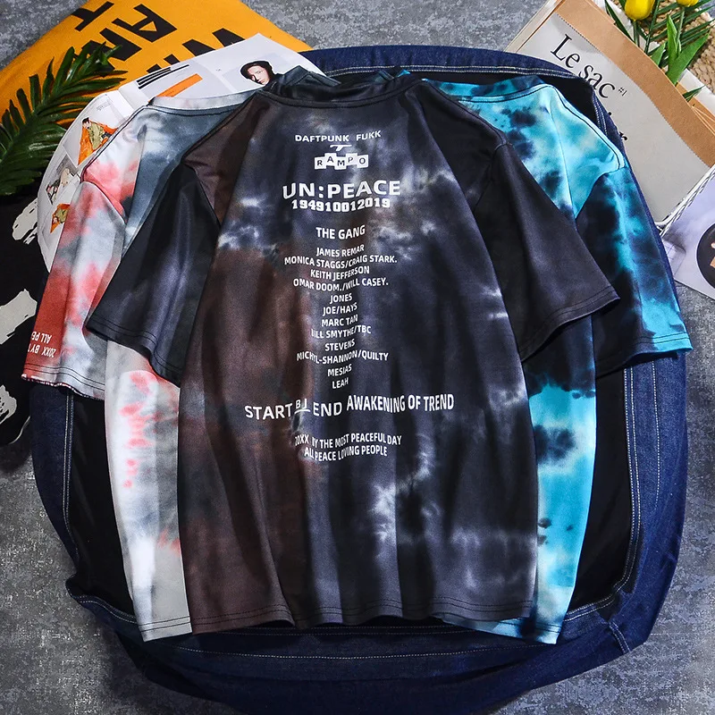 

E-BAIHUI Harajuku T Shirt Men T-Shirt 2020 Summer Short Sleeve O-Neck Oversize Tops Tee Shirts Men T Shirts S-3XL LS1