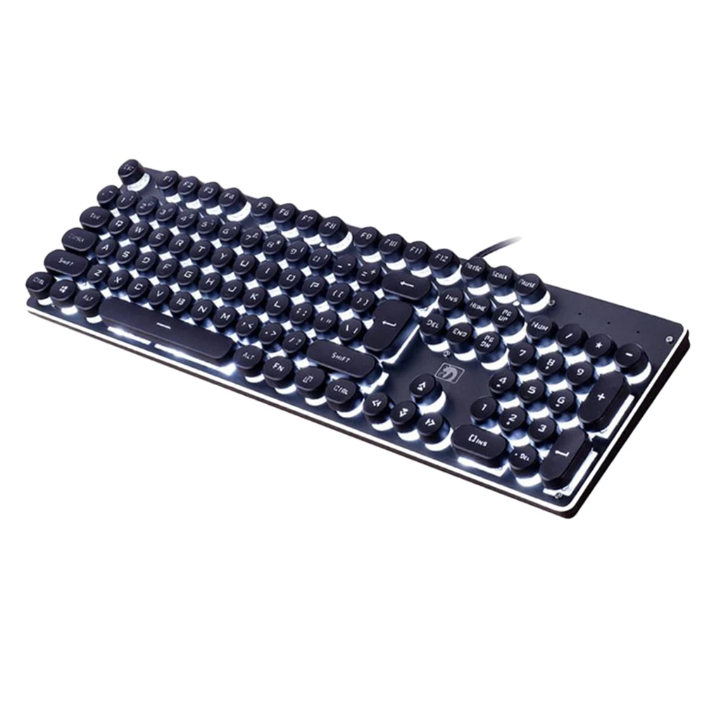 Backlit Computer Keyboard LED Illuminated Keyboard For Gaming Professional