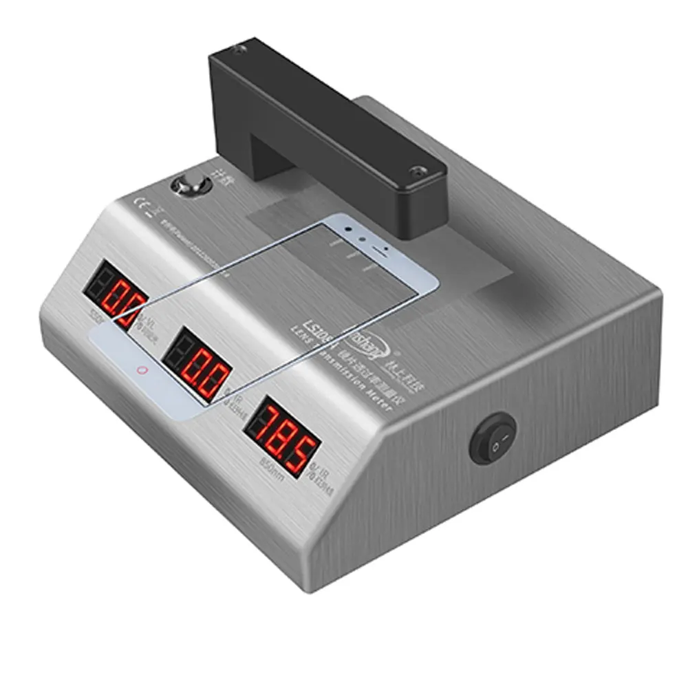

New LS108A Lens Transmission Meter for mobile phone Infrared ink hole telecontrol IR cut filter with Statistical Software