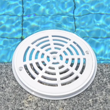 

Anti-Corrosion ABS Floor Drain Round Replacement Easy Clean Anti-blocking Water Pipe Cover Filter Main Drainage Swimming Pool