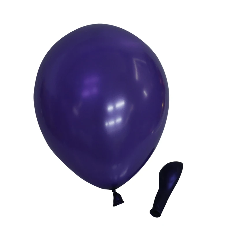 zg purple 10/20/30 шт золотистый и черный латексные шарики Свадебные украшения металлический баллон из гелий День рождения украшения для взрослых детские игрушки - Цвет: zg purple
