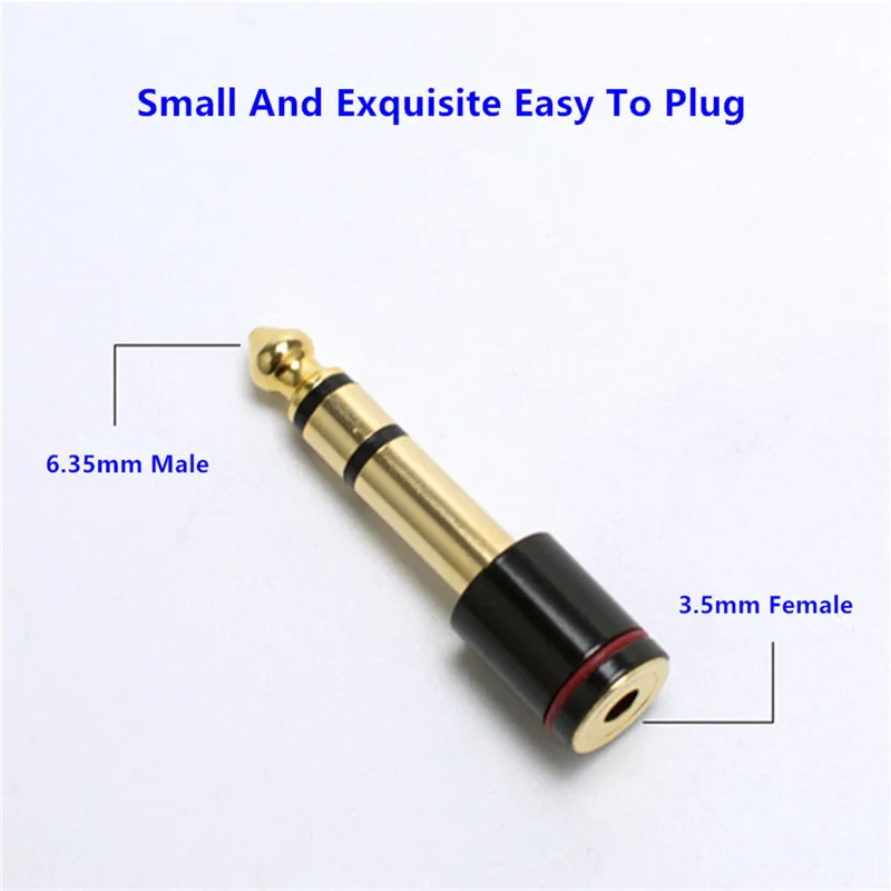 Audio Adapter 6.5mm To 3.5 Jack 1/4
