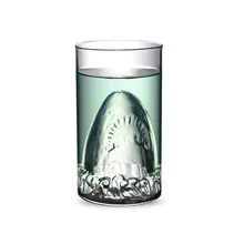 Двухслойные термостойкие акулы свечи в стеклянной чашке двойного назначения стекло высокого качества боросиликатное вино стекло для виски, пиво
