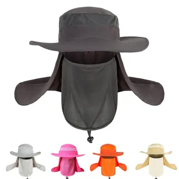 

Male Spring Summer Mountaineering Hats Men Outdoor Fishing Sun Hats Female Rain-proof Quick-drying Neck Protection Caps Ladies