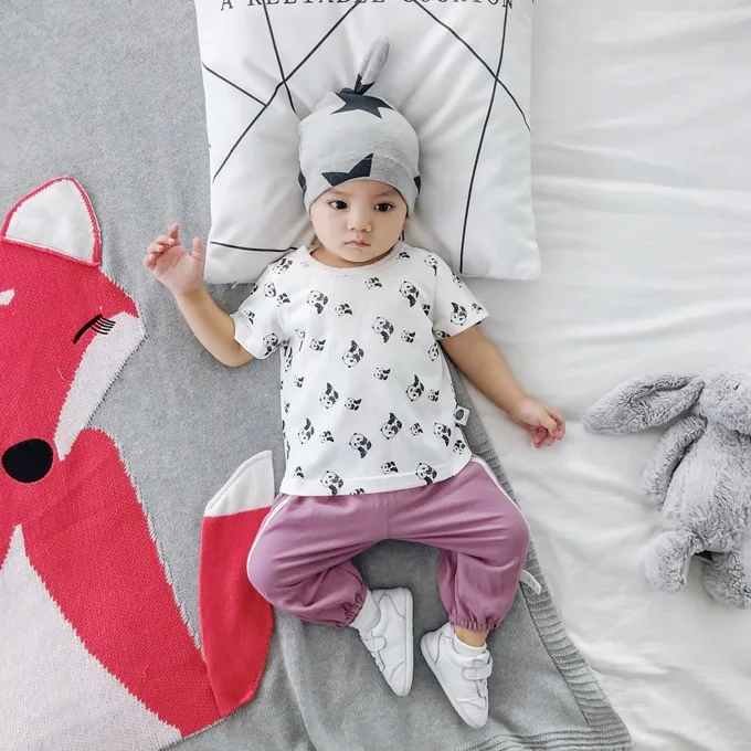 Одежда для младенцев Mini Babe City; детские брюки; брюки с тесьмой; свободные противомоскитные штаны для детей; летняя детская одежда