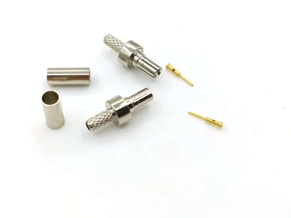 100 шт./300 шт./1000 шт. CRC9 Штекерный обжим для RG174 RG179 RG316 RG188 коаксиальный кабель RF