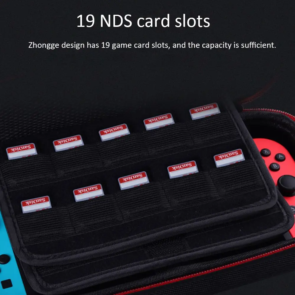 Противоударная сумка для хранения подходит для игровой консоли nintendo Switch и аксессуаров портативный чехол для переноски Защитный Водонепроницаемый Чехол
