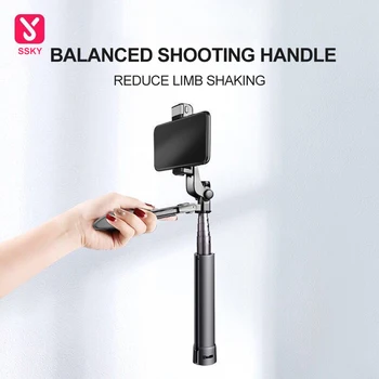 

Tripod Outdoor Portable Smartphone Photo Video Balance Anti-shake Tripod Remote Control Clip Adjustable Fill Light Selfie Sticks