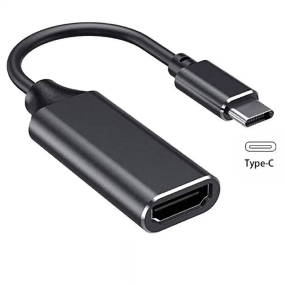 USB Type C to HDMI-compatible Adapter Converter 3.1 HD TV 4K For HP/ Dell/ Intel/ MacBook/ Samsung/ Huawei | Электроника