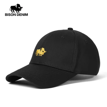 

BISON DENIM Unisex Fashion Sport Baseball Caps Cotton High Quality Breathable Spring Summer Hat for Men Women Hip Hop Cap M9526