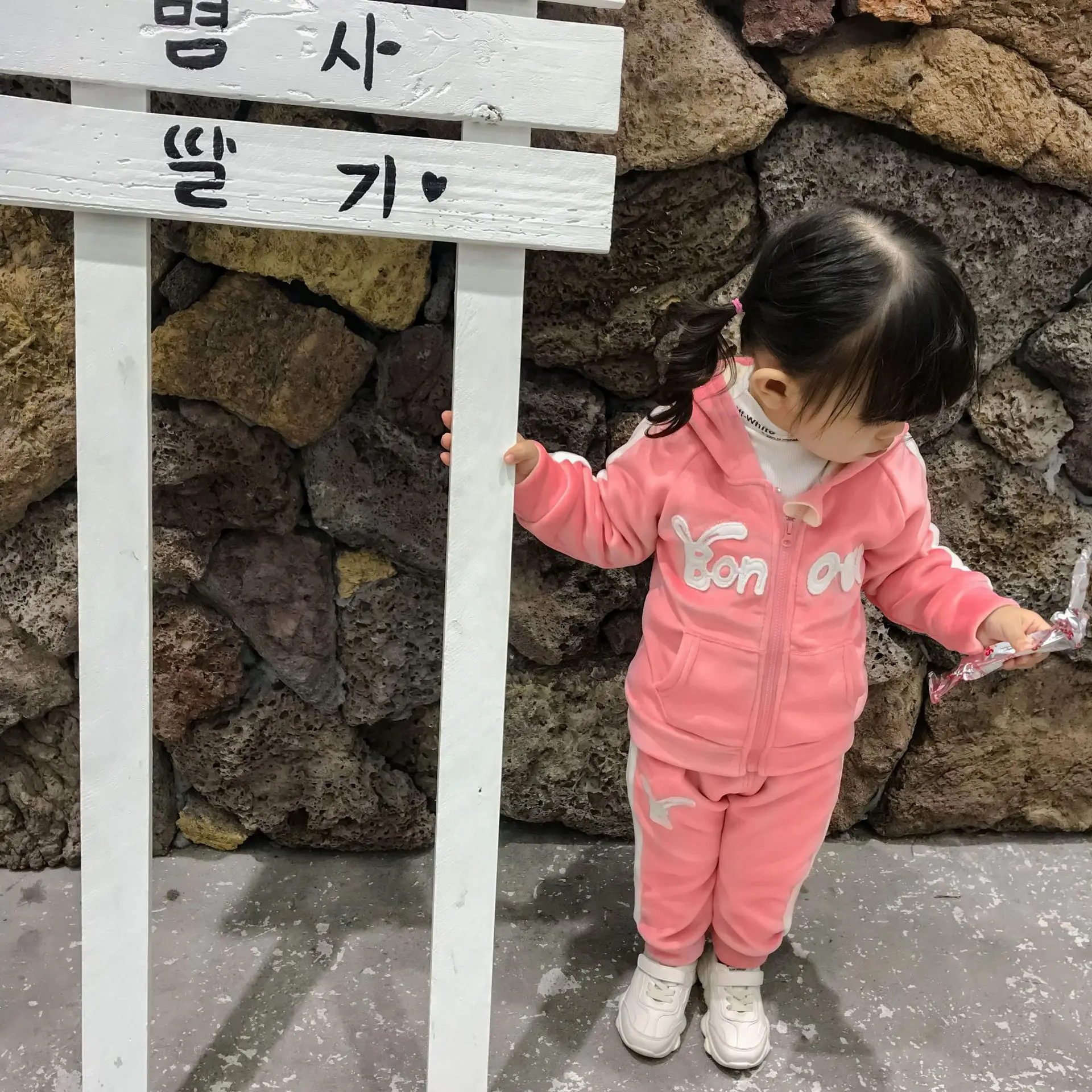 

2019 Small CHILDREN'S Childrenswear Korean-style Autumn And Winter New Style Female Baby Winter Set Baby Clothes