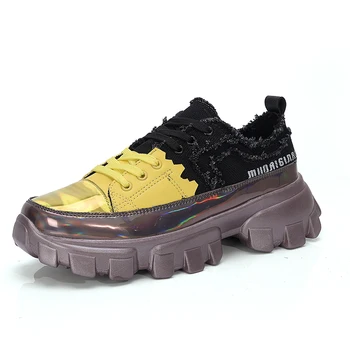 

2020 New Trend Running Mens Shoes Male Thick Bottom Sneakers Size 45 Zapatos De Mujer Hombre Zapatillas Sneakers